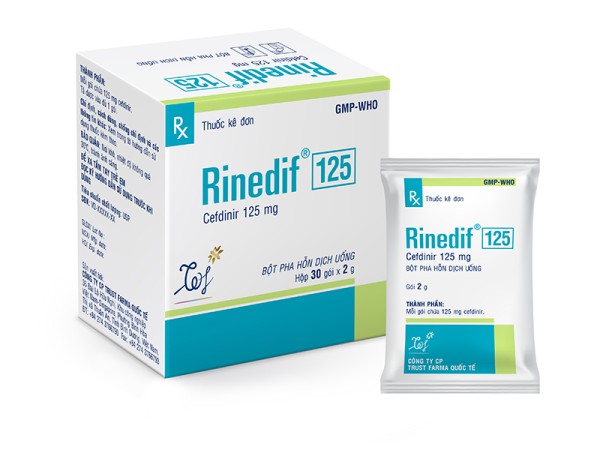 Rinedif 125 (Hộp 30 gói x 2g)