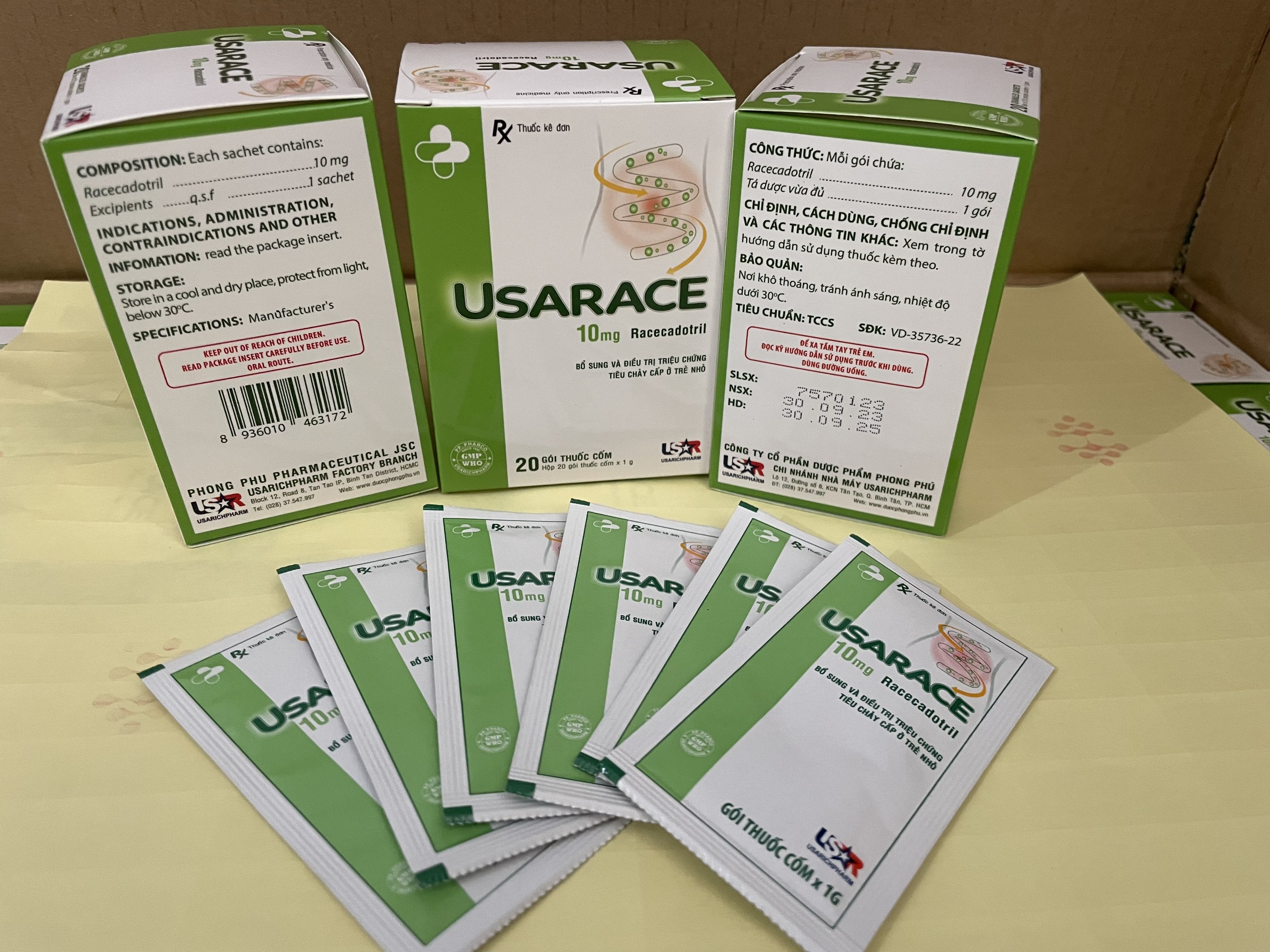 Usarace (Racecadotril 10mg)